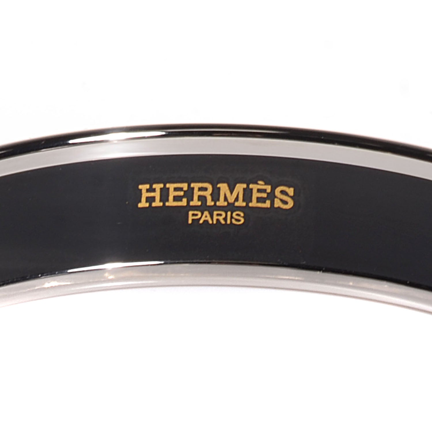 Hermes Enamel Printed Caleche Medium Bracelet 62 Orange 3 of 5