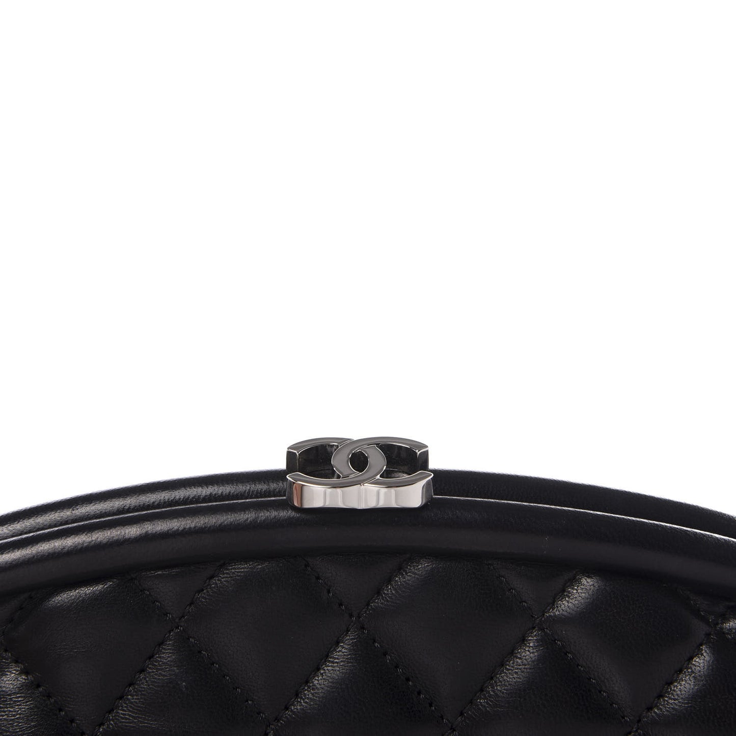 Lambskin Quilted Timeless Clutch Black