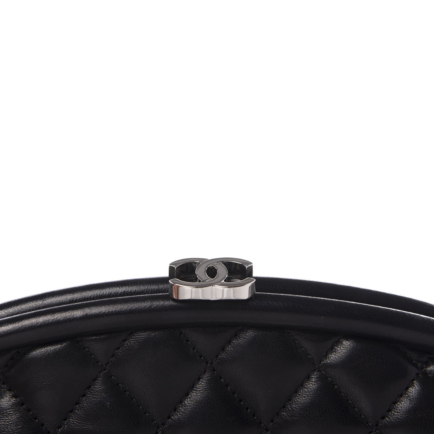 Chanel Lambskin Quilted Timeless Clutch Black 6 of 8