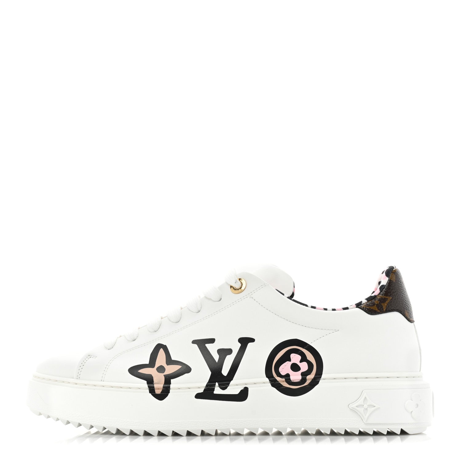 Louis Vuitton Calfskin Wild AT Heart Time Out Sneakers 42 White 1 of 11