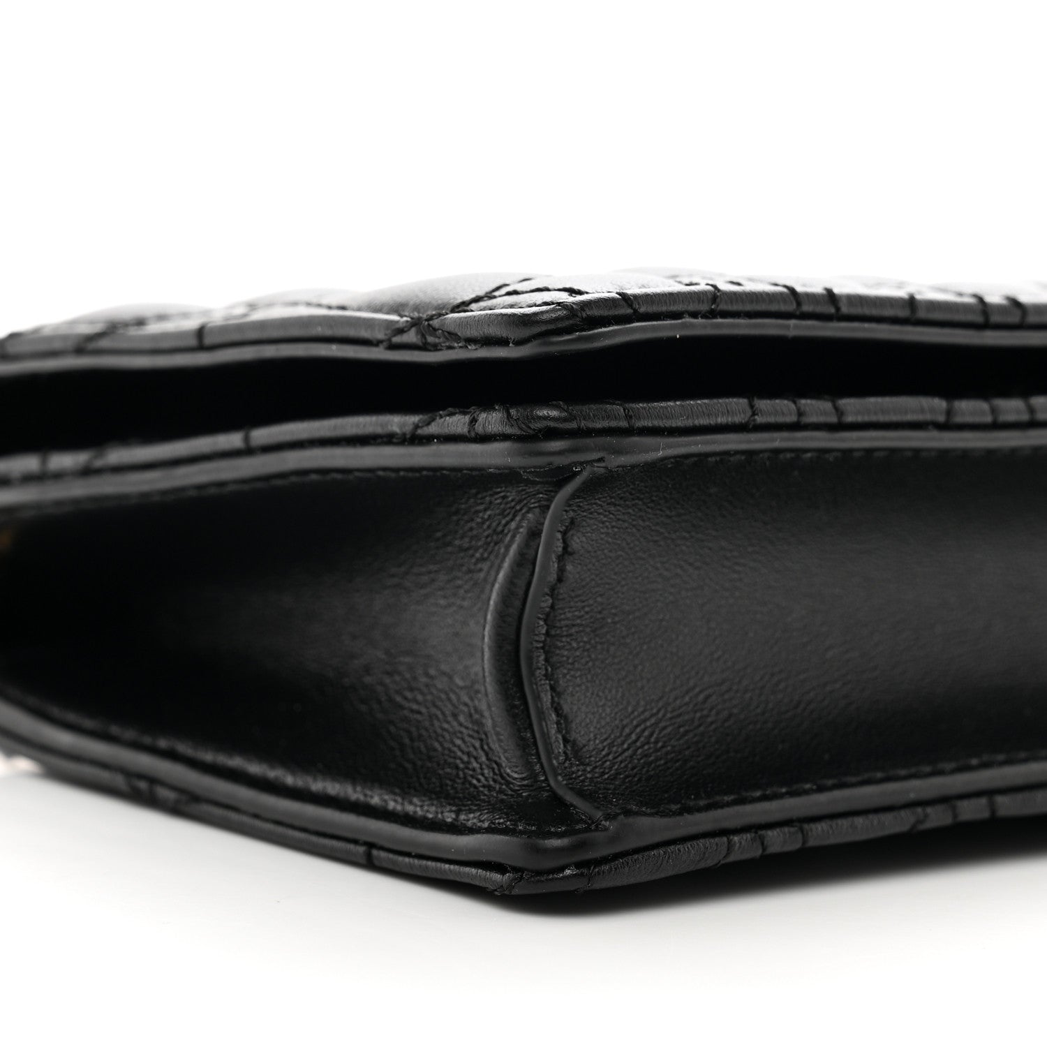 Versace Nappa Quilted Virtus Clutch Bag Black 8 of 10