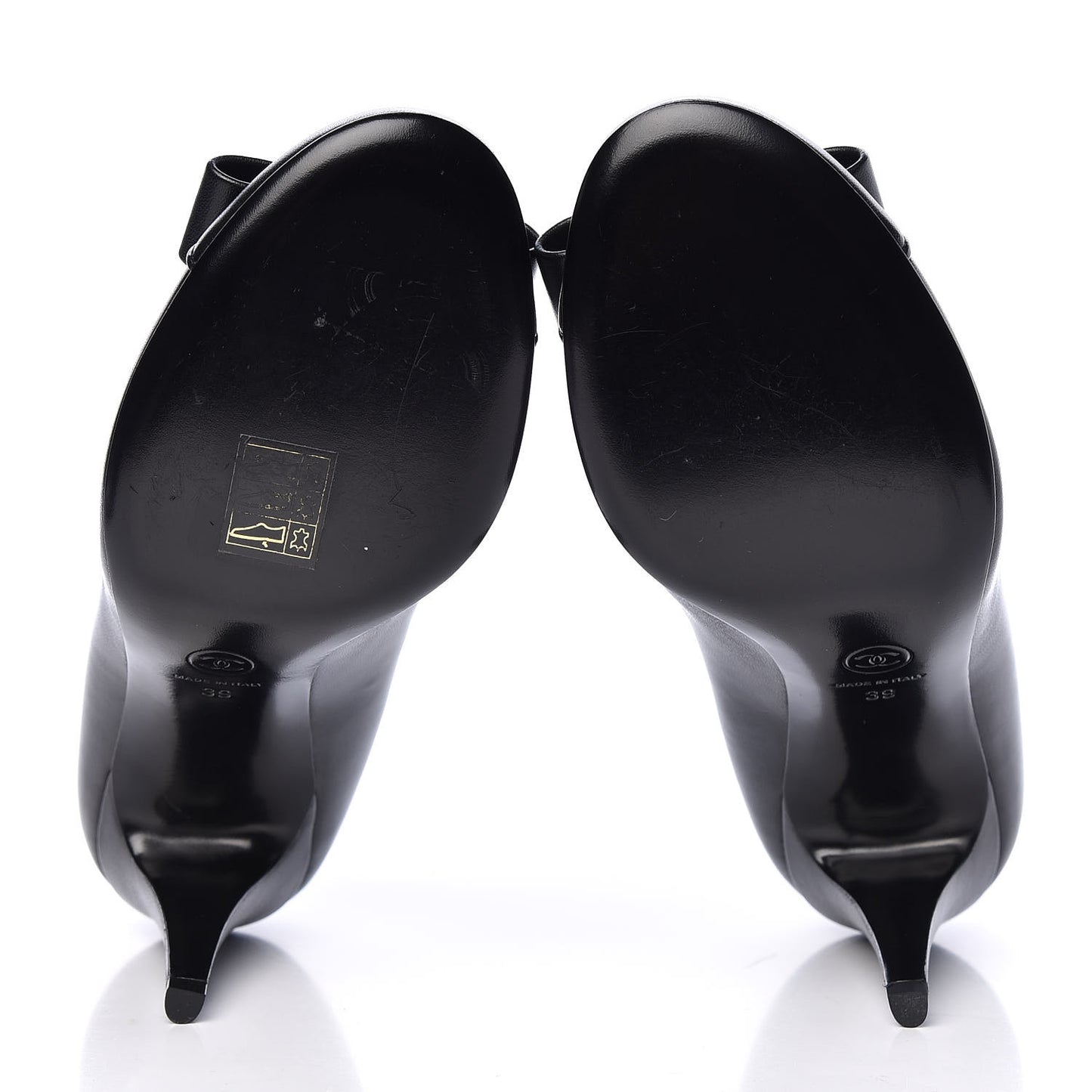 Lambskin Bow Pumps 39 Black