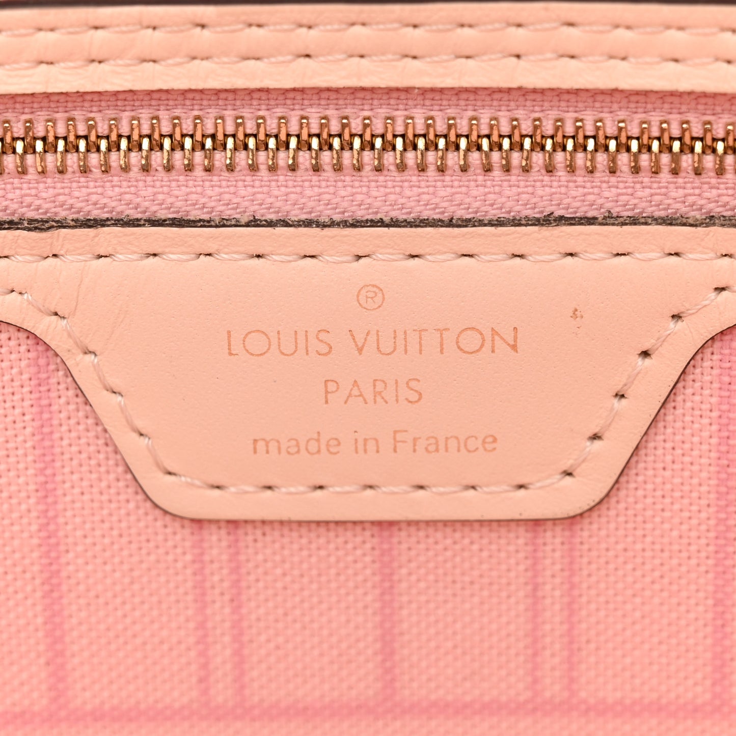 Damier Azur Braided Neverfull MM Pink