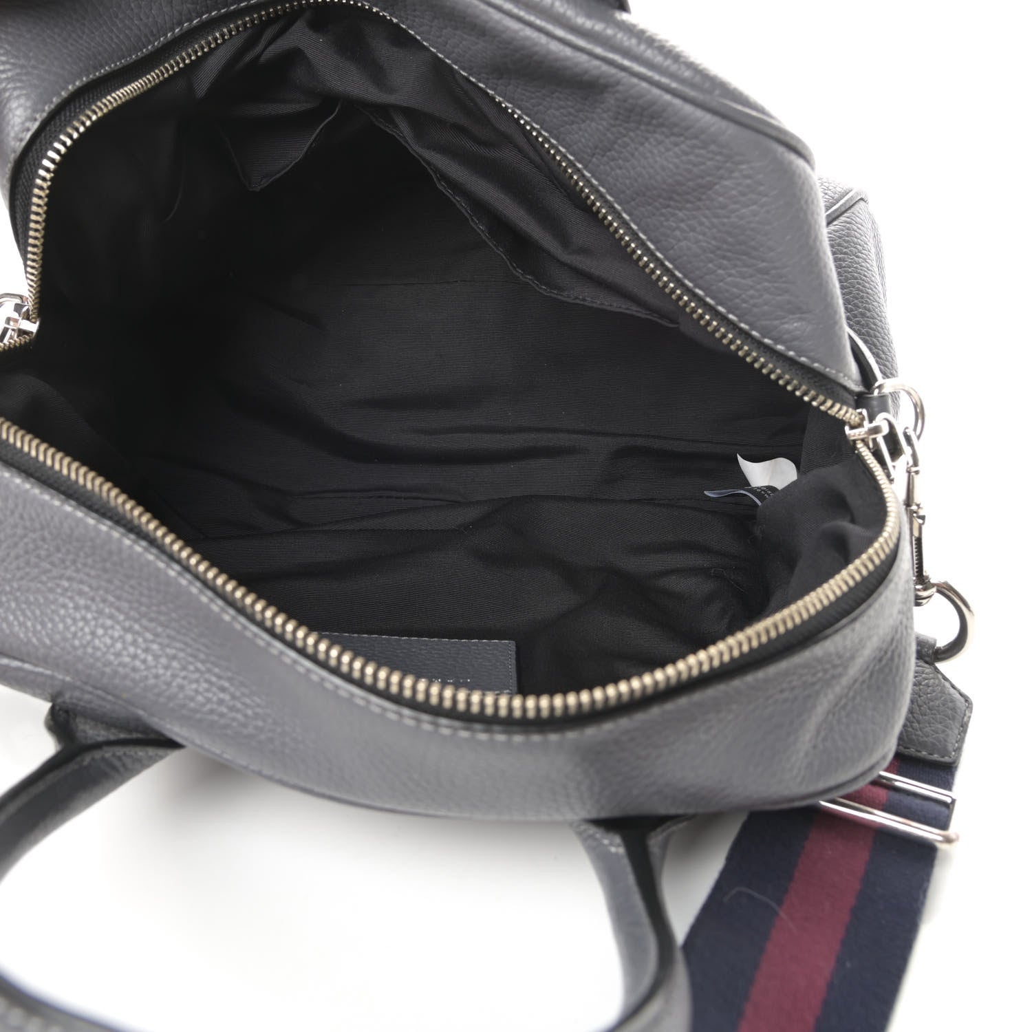 Marc Jacobs Pebbled Calfskin Gotham Bauletto Satchel Grey 5 of 16