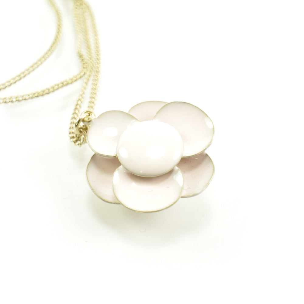 Chanel CC Camellia Flower Necklace 3 of 5