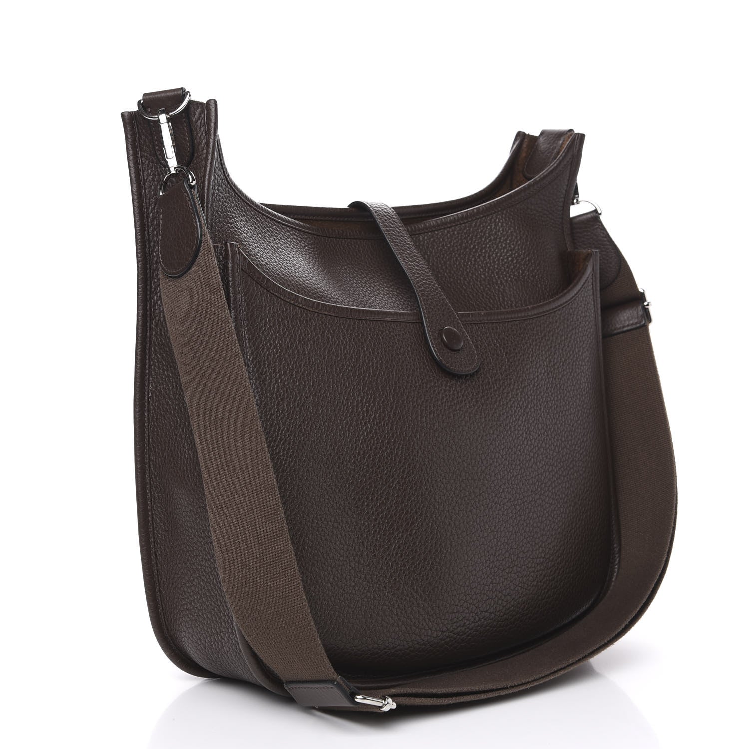 Hermes Taurillon Clemence Evelyne III GM Cacao 3 of 11