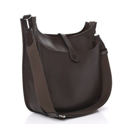 Hermes Taurillon Clemence Evelyne III GM Cacao 3 of 11