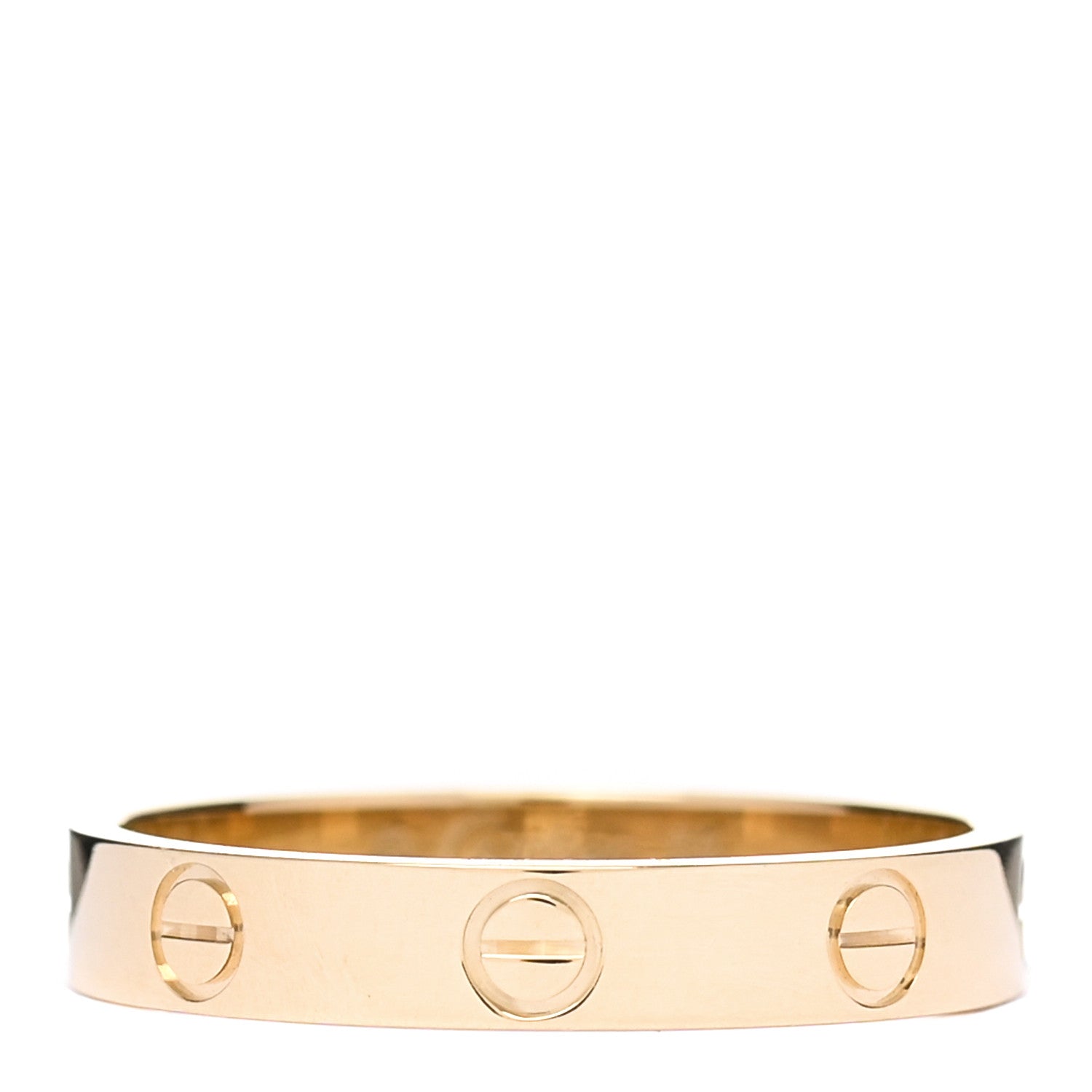Cartier 18K Yellow Gold 3.5mm LOVE Wedding Band Ring 58 8.25 1 of 4