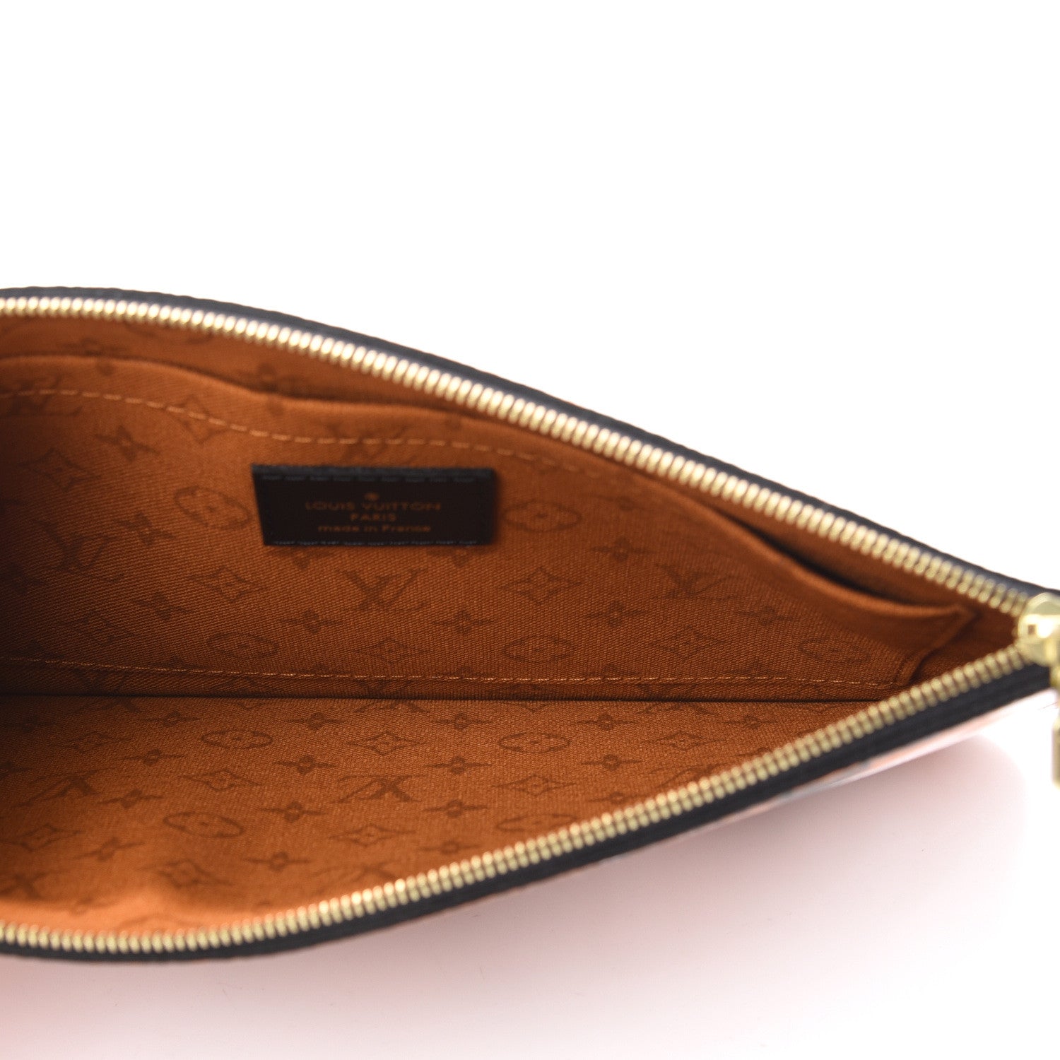 Louis Vuitton Monogram Giant Crafty Neverfull MM GM Pochette Creme Caramel 4 of 6