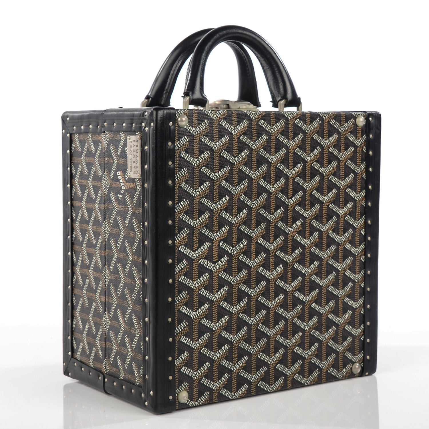 Goyard Goyardine Travelling Pet Bowl Carrier 22 Black 6 of 11