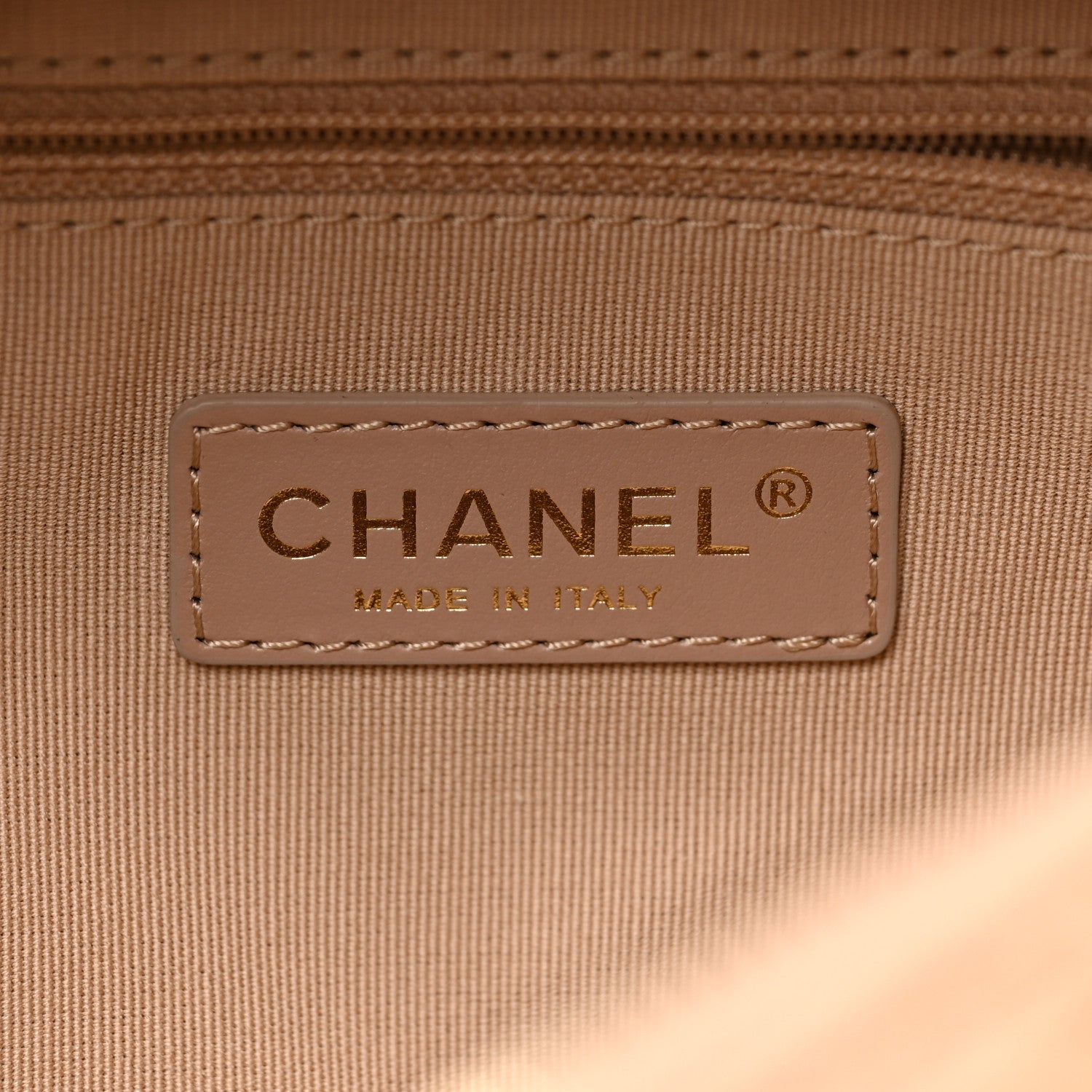 Chanel Calfskin Quilted Small Bowling Bag Beige 6 of 9