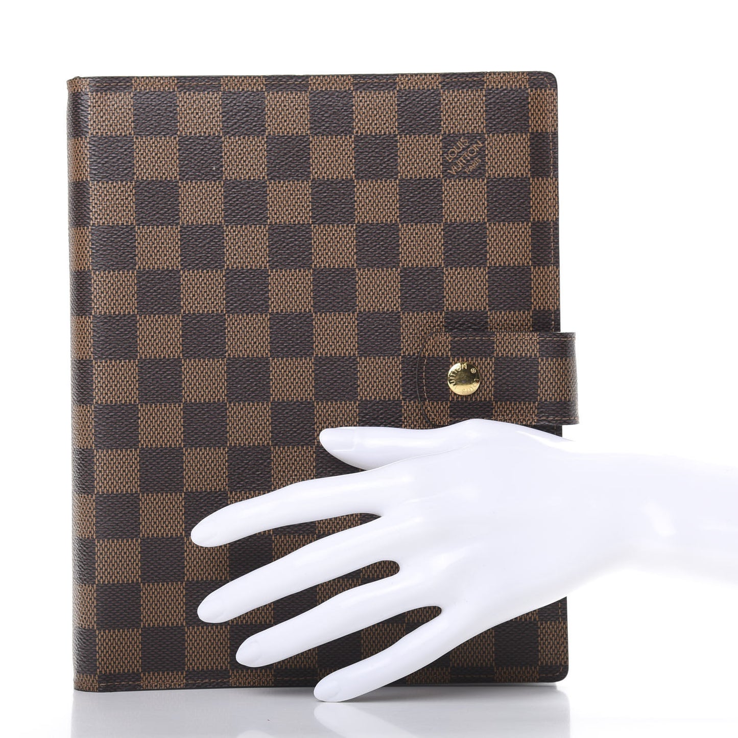 Damier Ebene Large Ring Agenda Cover