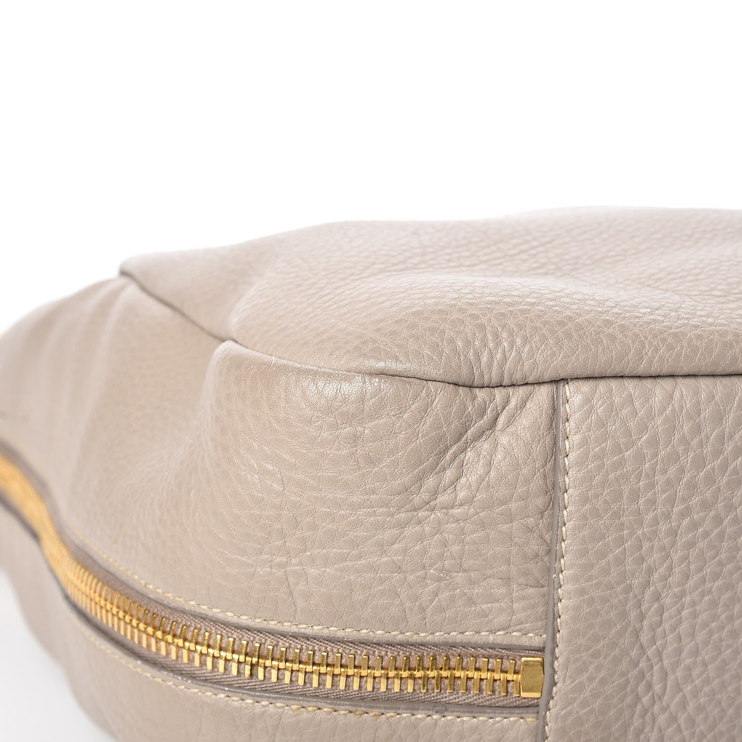 Prada Vitello Daino Side Pocket Hobo Pomice 8 of 22
