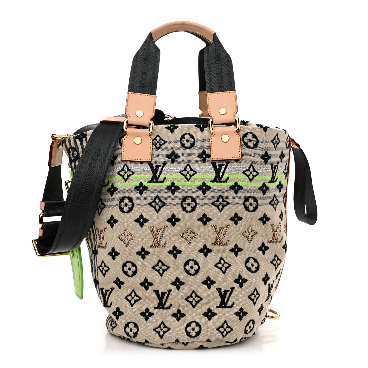 Fabric Jacquard Monogram Cheche Gypsy PM Vert