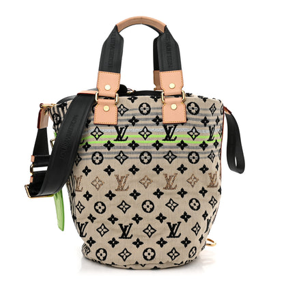 Louis Vuitton Fabric Jacquard Monogram Cheche Gypsy PM Vert 4 of 14