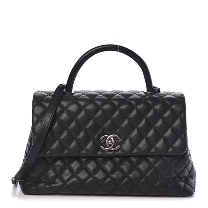 Chanel Caviar Quilted Medium Coco Handle Flap Black 1 of 10