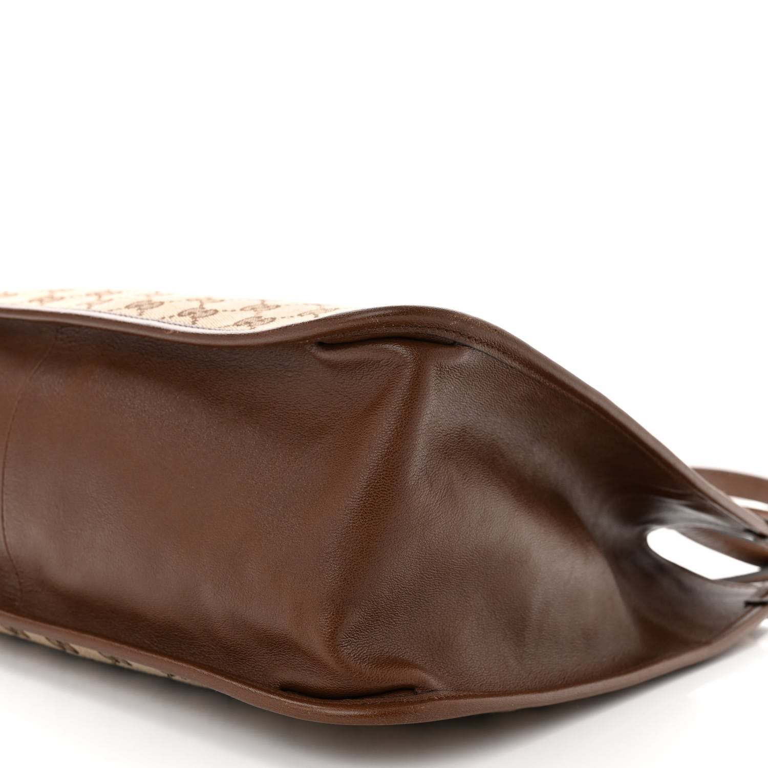 Gucci Monogram Horsebit 1955 Tote Bag Beige Brown Sugar 10 of 11