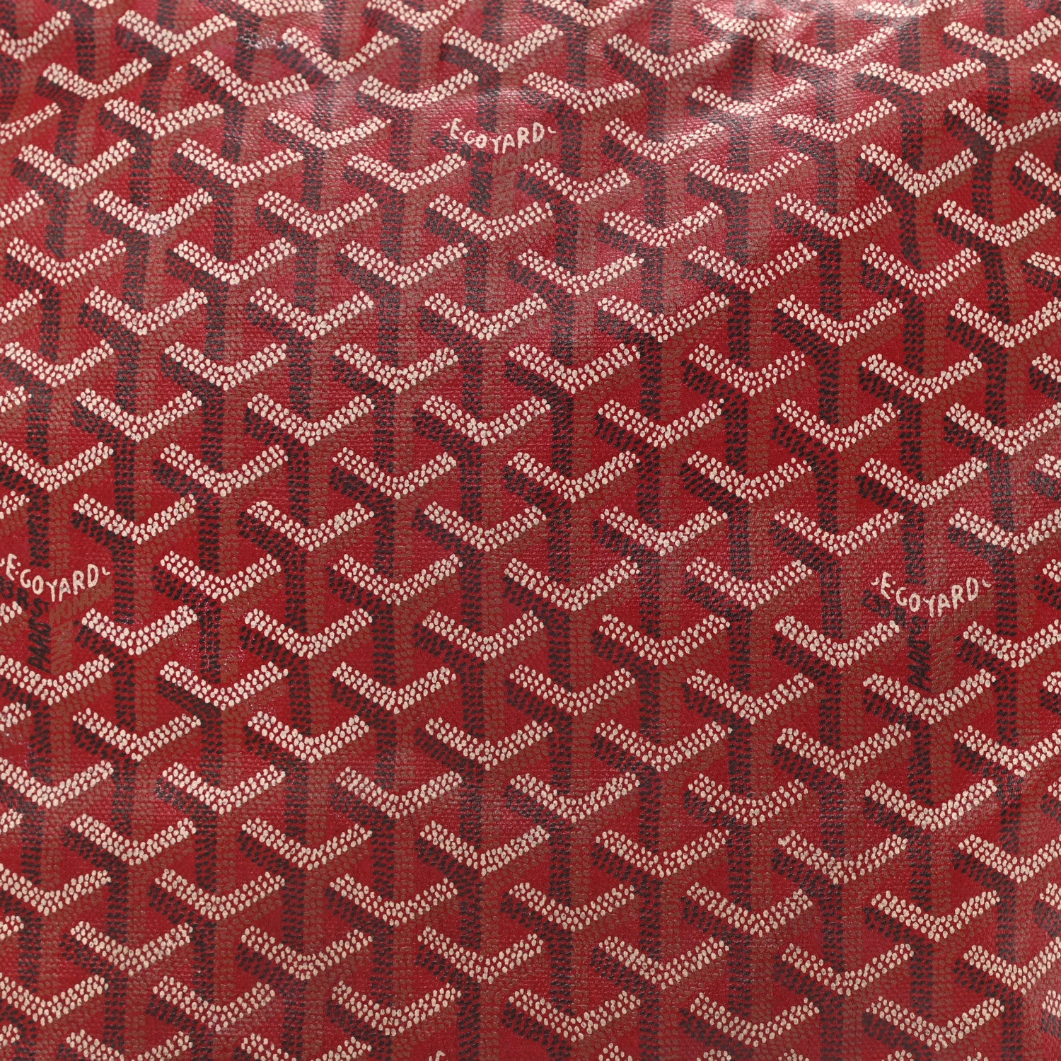 Goyard Goyardine Fidji Zip Hobo Red 6 of 20