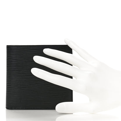 Louis Vuitton Epi Marco Wallet Black 2 of 8