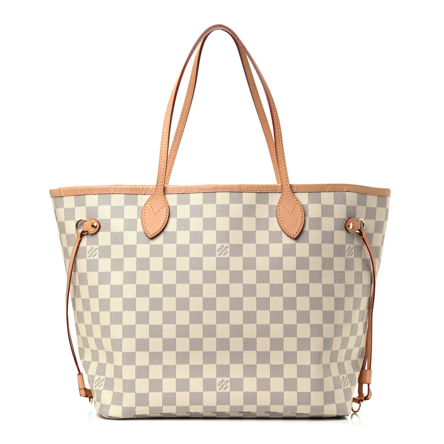 Louis Vuitton Damier Azur Neo Neverfull MM Rose Ballerine 1 of 4