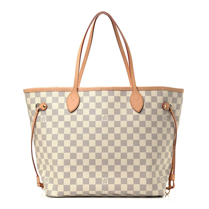 Louis Vuitton Damier Azur Neo Neverfull MM Rose Ballerine 1 of 4