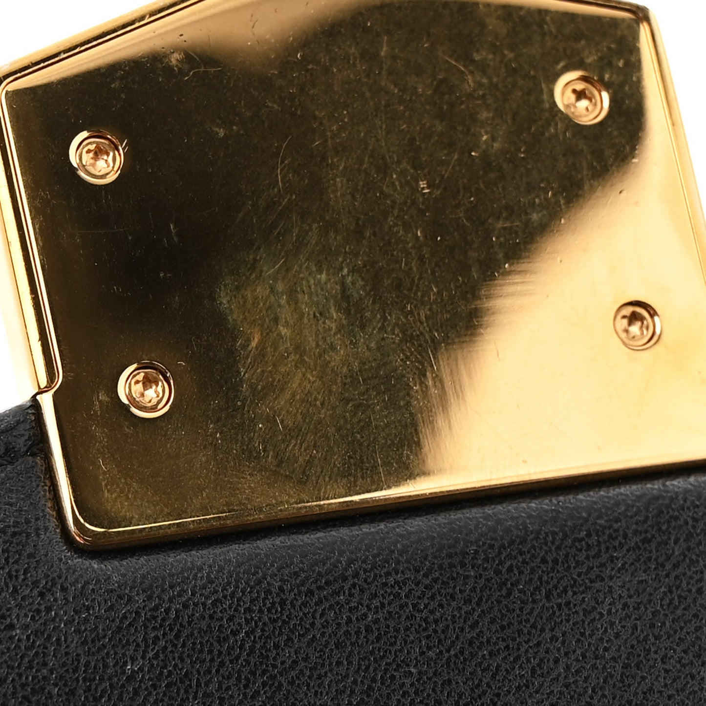 Grained Calfskin Small Trotteur Black