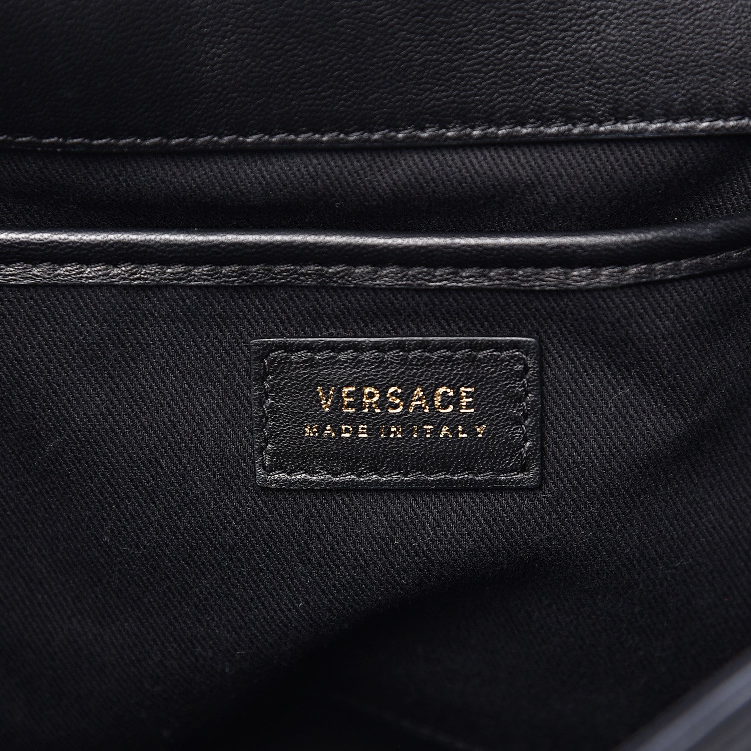 Versace Nappa Quilted Shoulder Bag Black 5 of 12