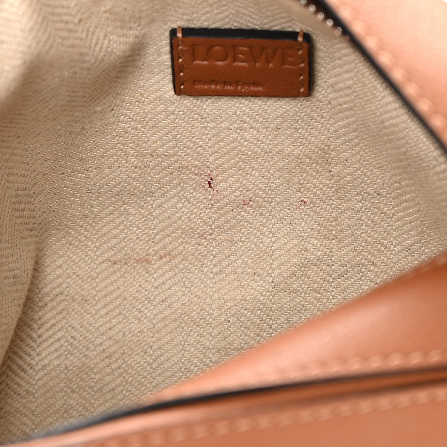 Calfskin Mini Puzzle Bag Tan