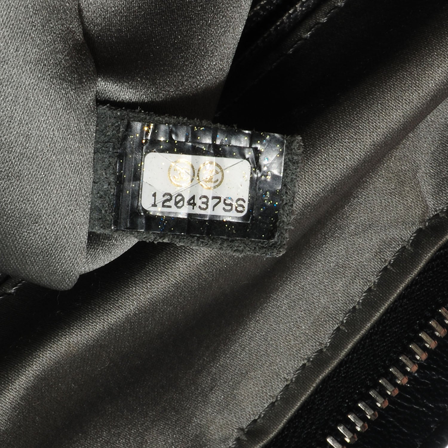 Chanel Lambskin Square Stitched Lax Tote Black 7 of 7