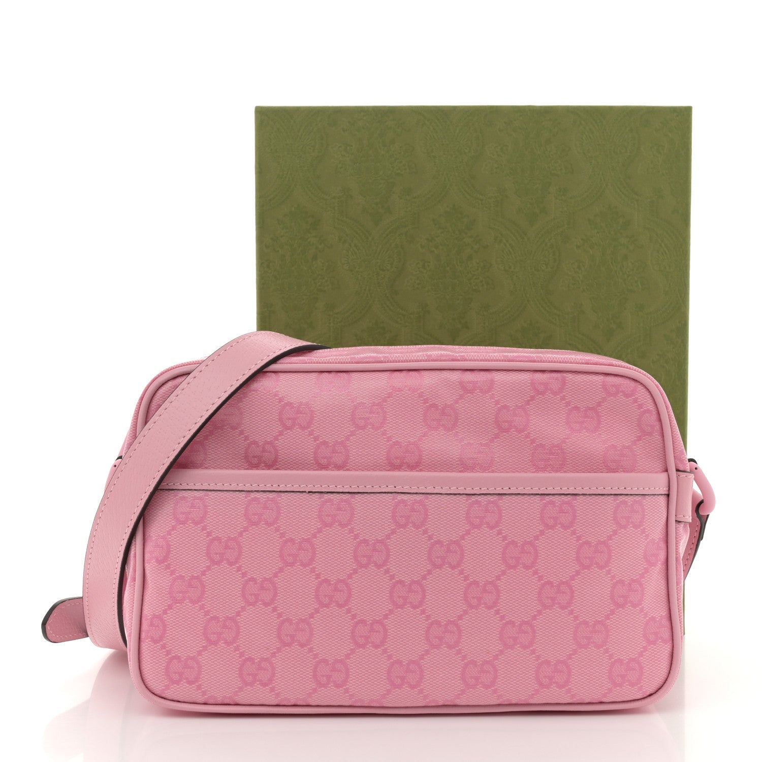 Gucci GG Crystal Monogram Mini Shoulder Bag Sugar Pink 11 of 11