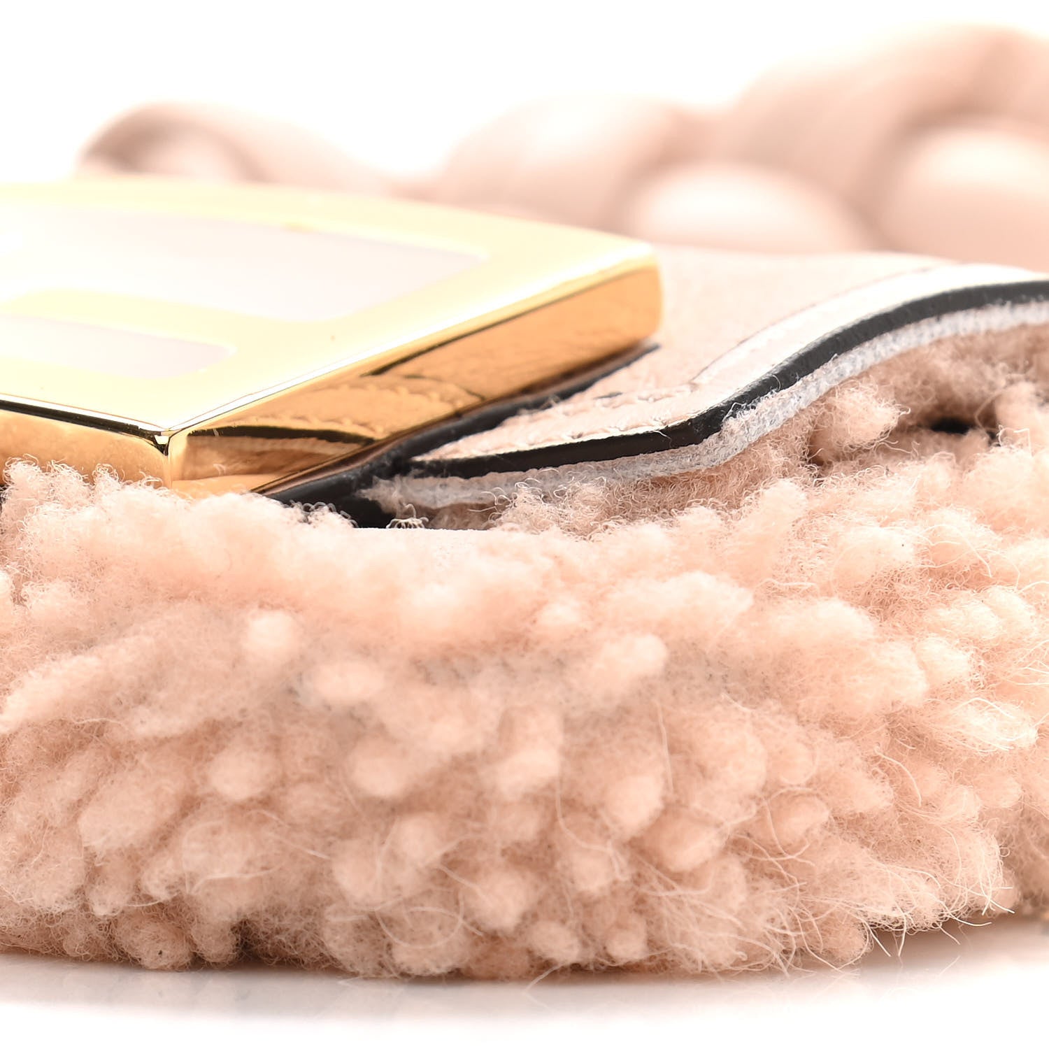 Fendi Lambskin Shearling Nano Baguette Maxi Handle Charm Soap 10 of 11