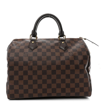 Louis Vuitton Damier Ebene Speedy 30 1 of 12