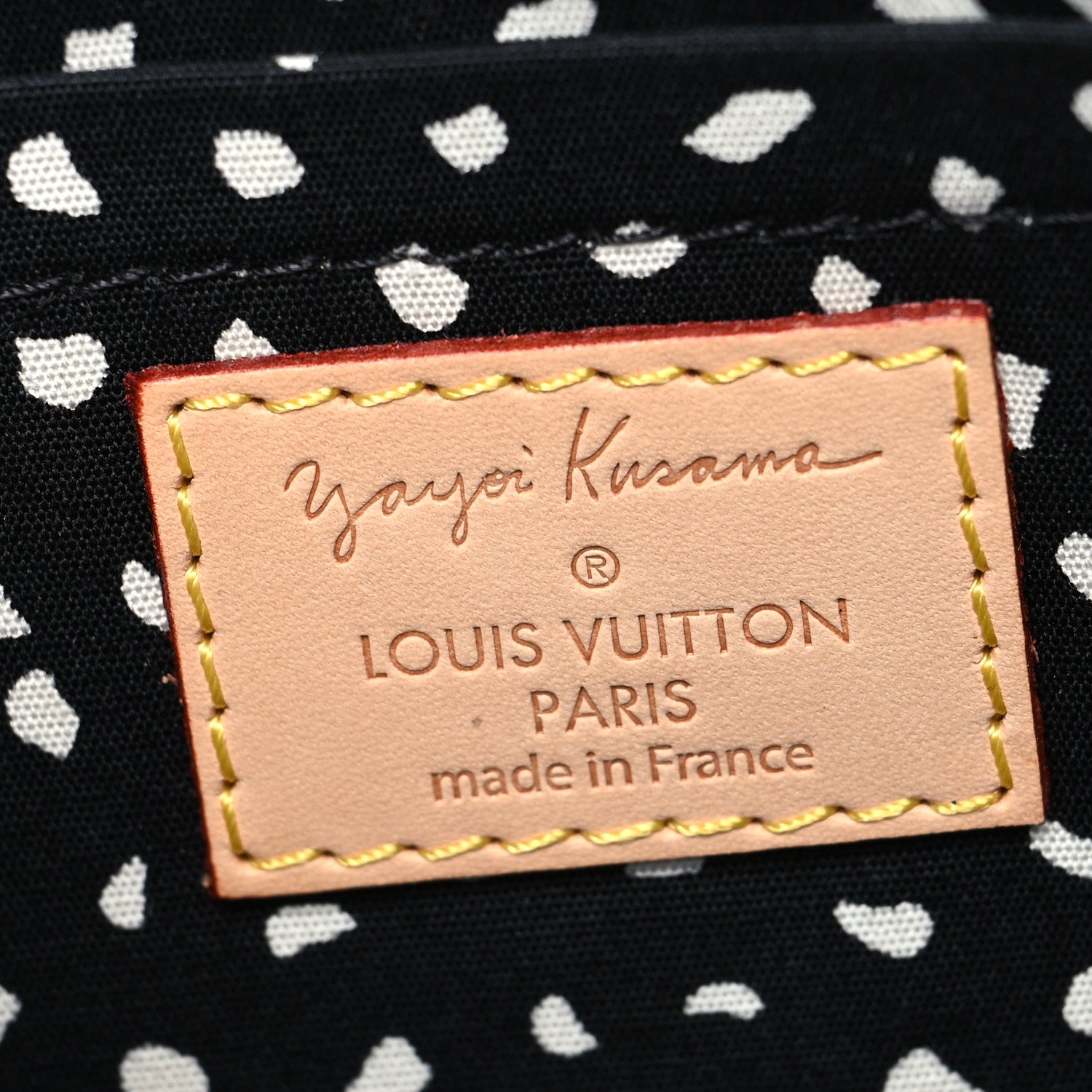 Louis Vuitton Vernis Kusama Infinity Dots Pochette Accessories Black 6 of 9