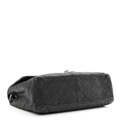 Chanel Washed Caviar Quilted 2.55 Reissue 227 Bijoux Chain Flap Black 4 of 11