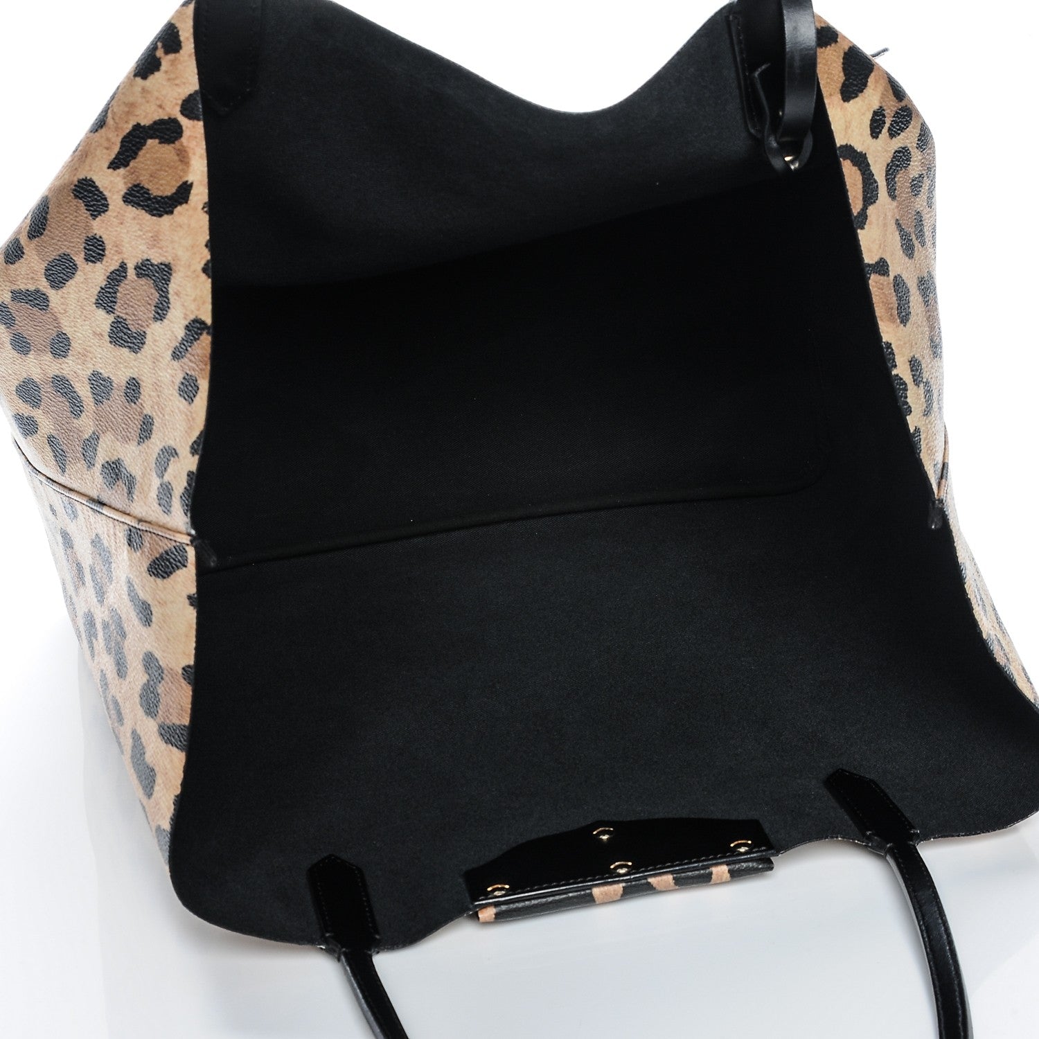 Givenchy Textured Coated Canvas Leopard Print Large Antigona Tote 6 of 10