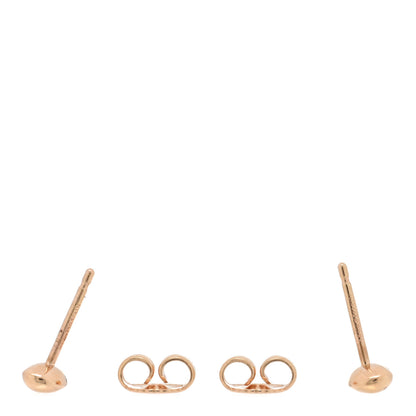 Tiffany 18K Rose Gold 5mm Elsa Peretti Bean Earrings 3 of 4