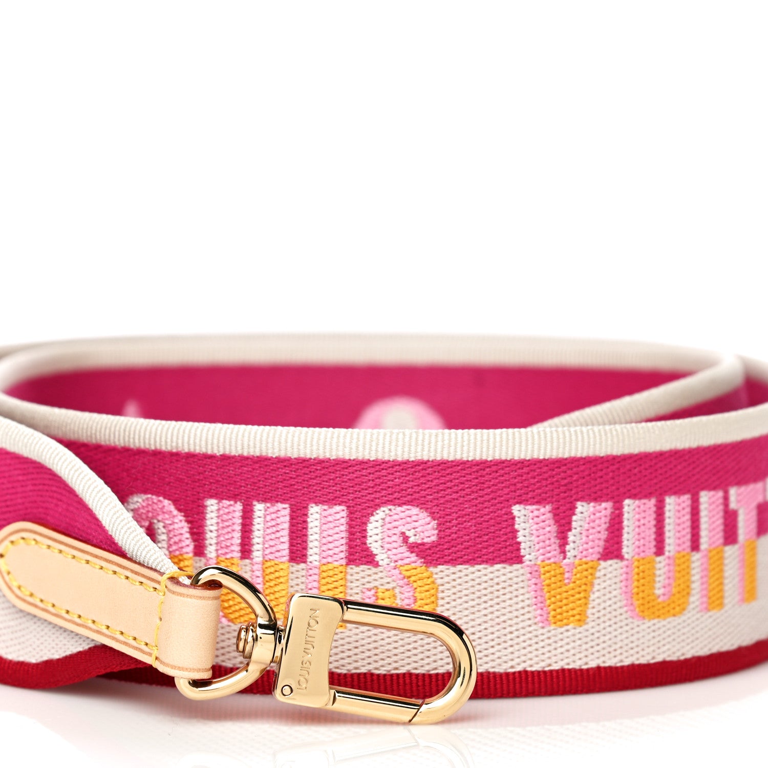 Louis Vuitton Jacquard Speedy Bandouliere 20 Shoulder Strap Fuchsia 4 of 6