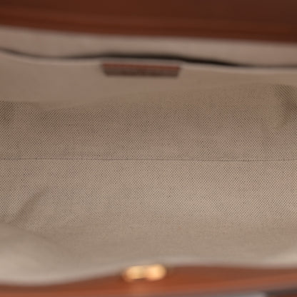 Gucci Charisma Calfskin Gucci Embossed Small Diana Tote Bag Peanut Brown 5 of 13