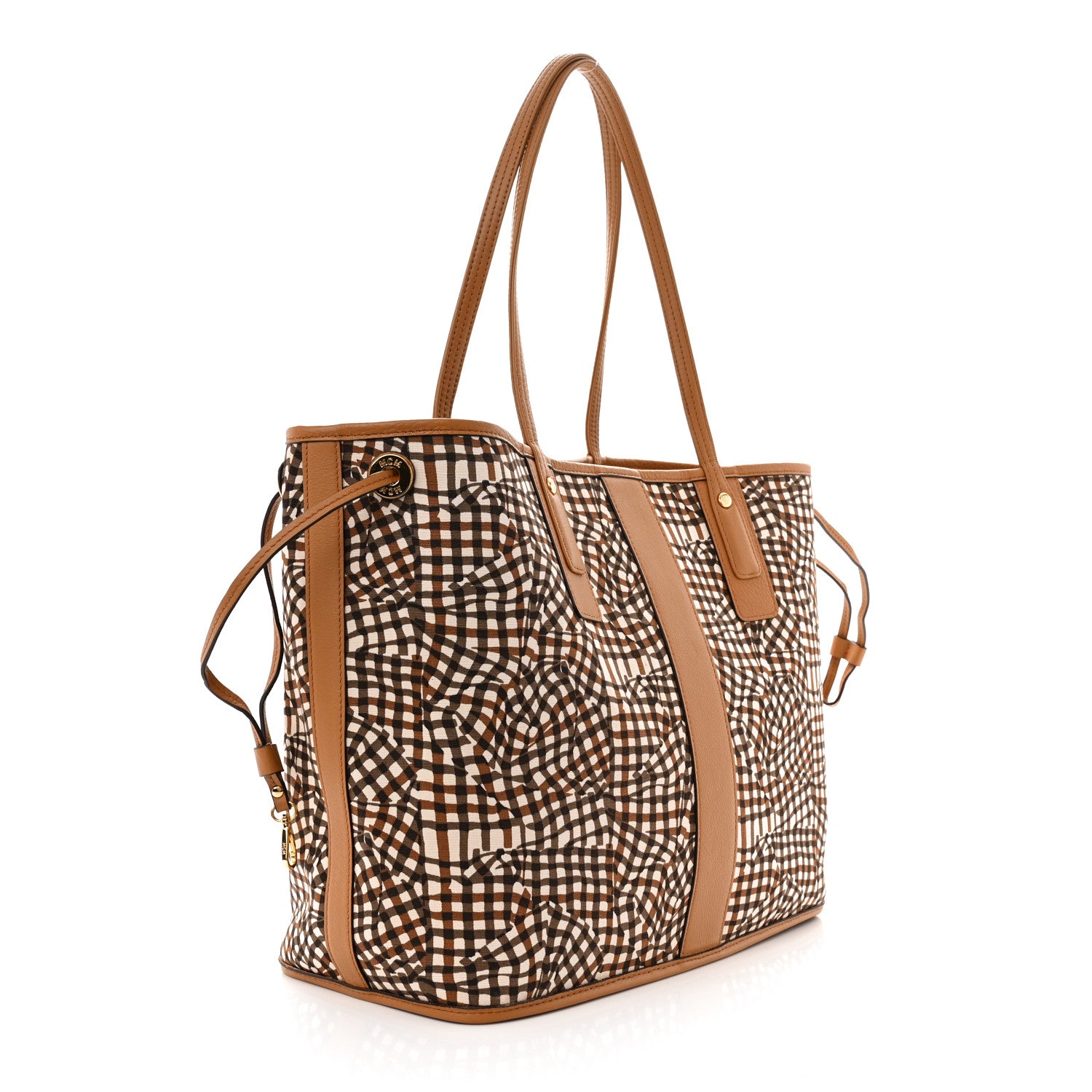 MCM Visetos Medium Liz Reversible Shopper Tote Cognac 11 of 16
