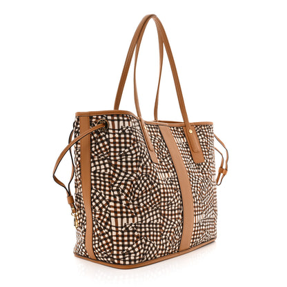 MCM Visetos Medium Liz Reversible Shopper Tote Cognac 11 of 16