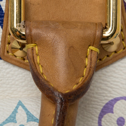 Louis Vuitton Monogram Multicolor Speedy 30 White 9 of 10