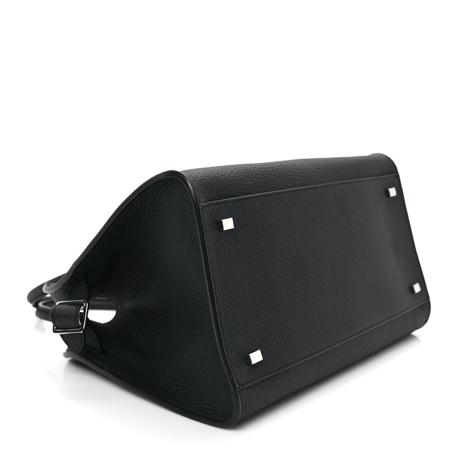 The Row Matte Grained Calfskin Soft Margaux 12 Black 4 of 10