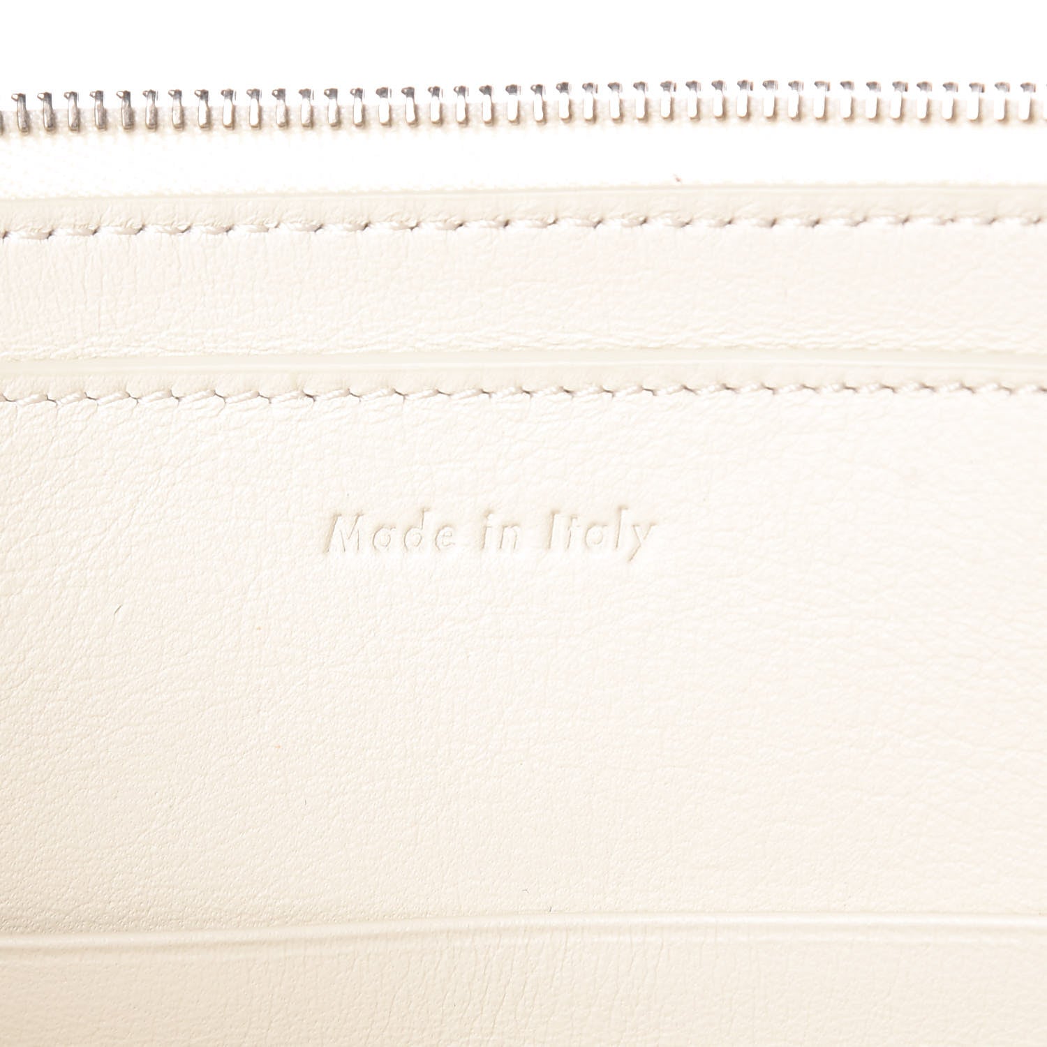 Celine Lambskin Bi-Color Solo Clutch Pouch White Magenta 7 of 7