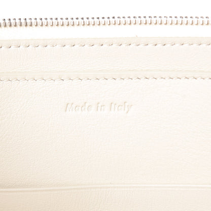 Celine Lambskin Bi-Color Solo Clutch Pouch White Magenta 7 of 7