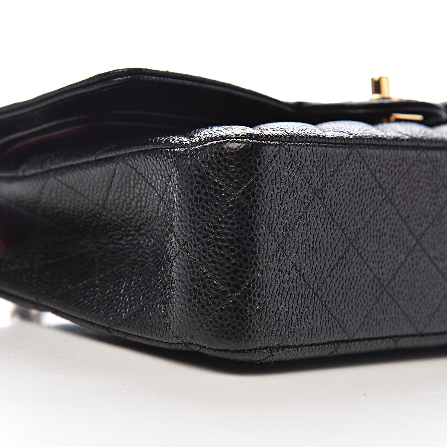 Chanel Caviar Quilted Medium Double Flap Black 8 of 10