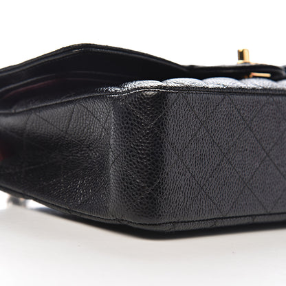 Chanel Caviar Quilted Medium Double Flap Black 8 of 10