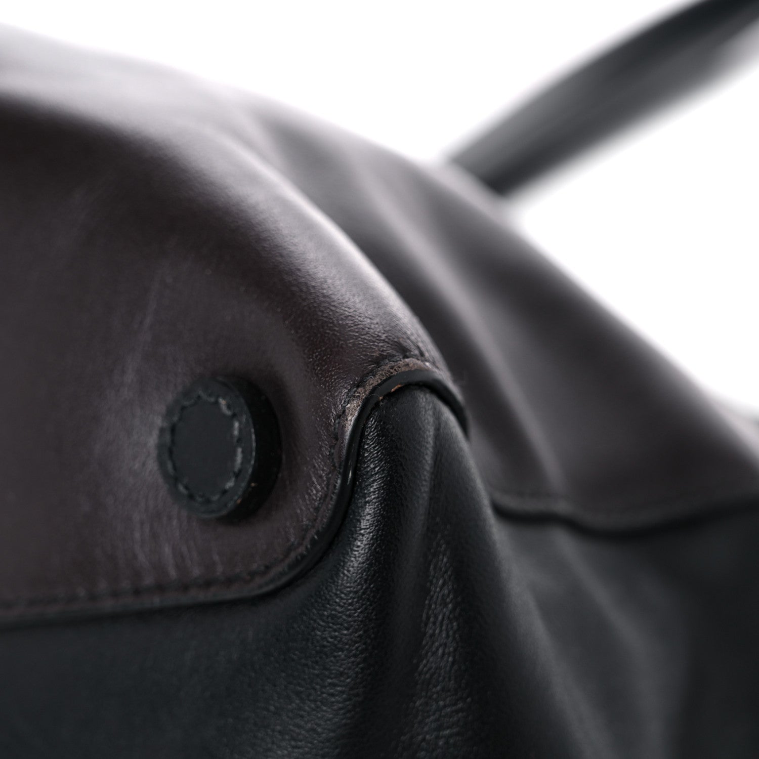 Prada Soft Calfskin Tote Ebano Black 8 of 14