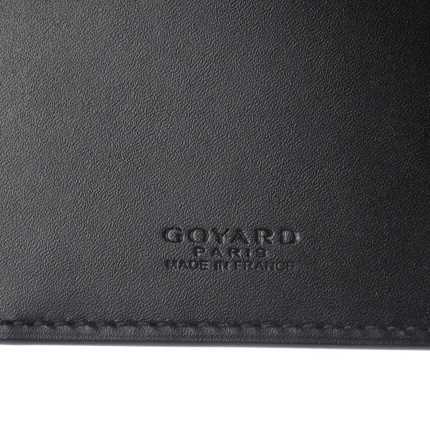 Goyard Chevron Multi Slot Bifold Wallet Black 6 of 8