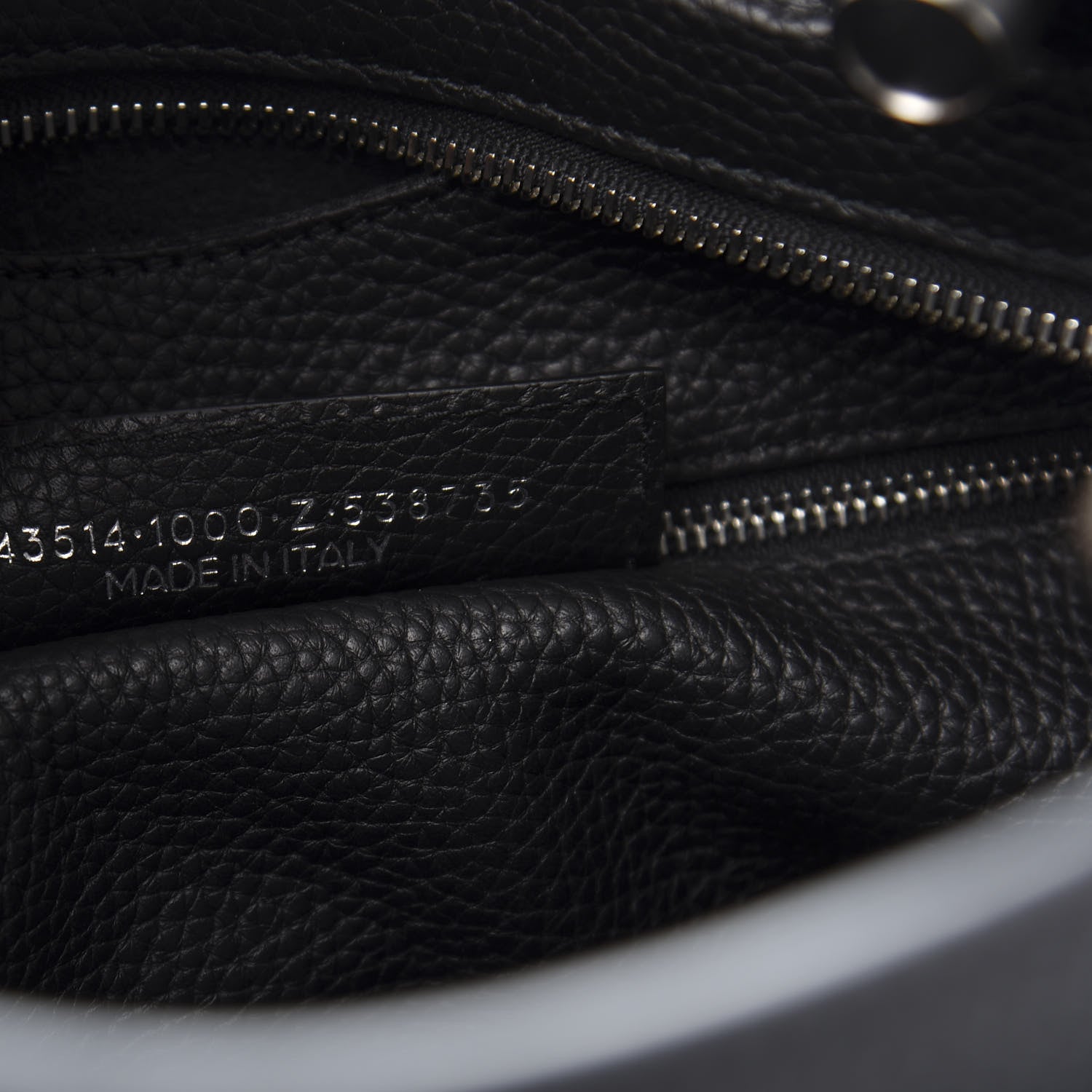 Balenciaga Veau Grana Perforated Blackout Hardware City Black 7 of 11