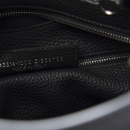 Balenciaga Veau Grana Perforated Blackout Hardware City Black 7 of 11